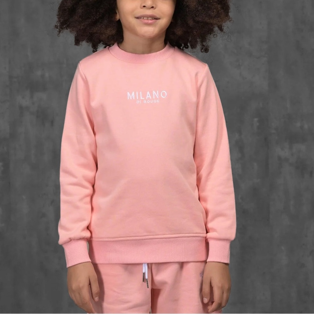 MILANO DI ROUGE kids Summer Signature Fleece Sweatshirt